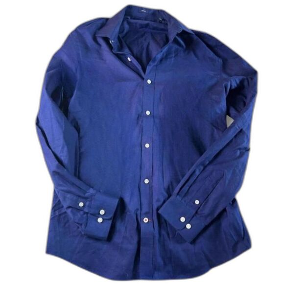 Tommy Hilfiger Other - Tommy Hilfiger Men's Navy Blue Button Down Shirt Slim Fit M